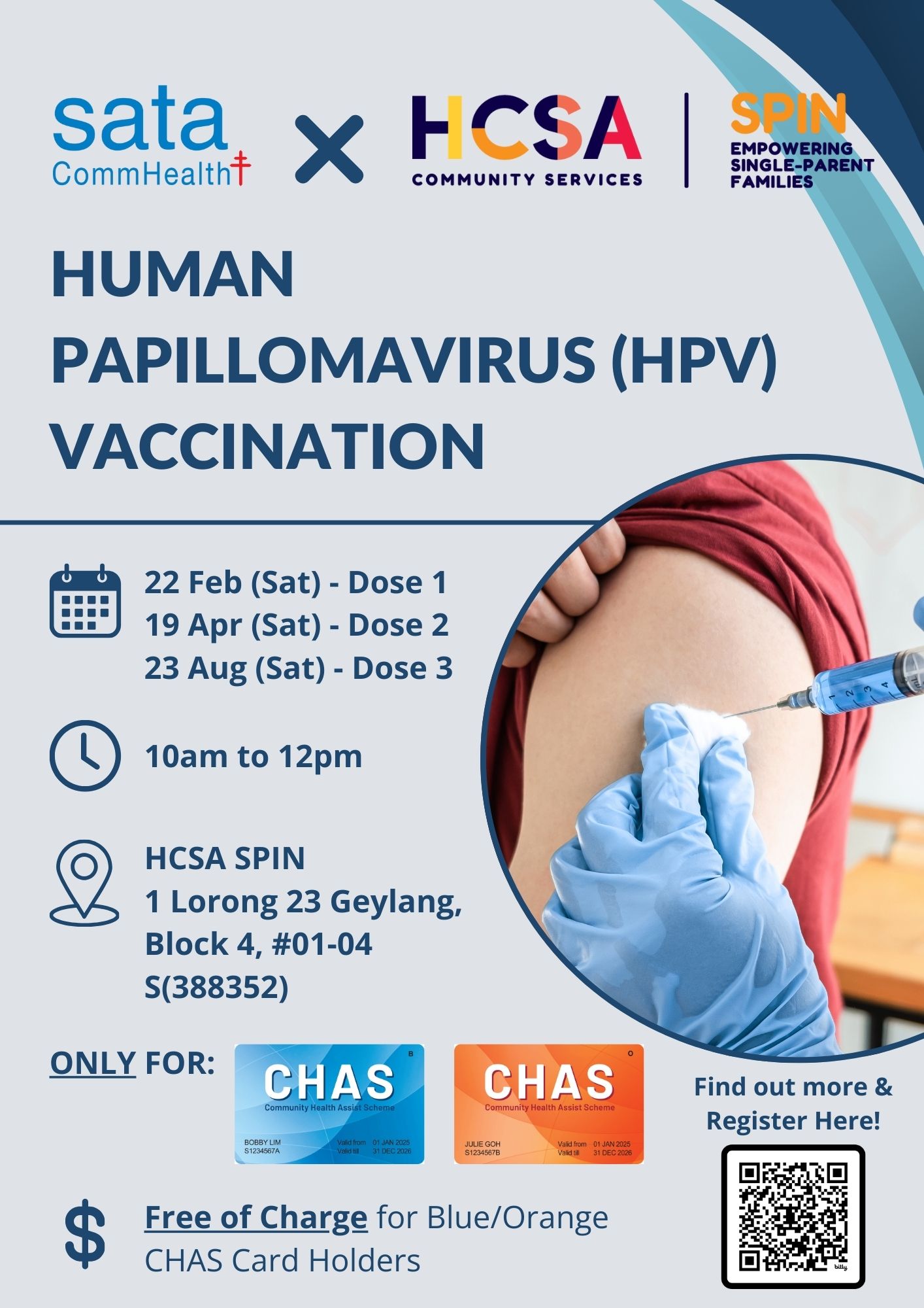 SATA CommHealth HPV Vaccination Drive